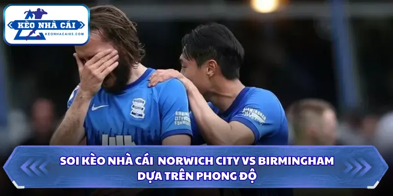 Thông tin phong độ chính xác trận Norwich City vs Birmingham